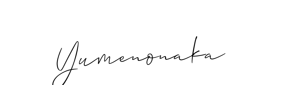 Once you've used our free online signature maker to create your best signature Allison_Script style, it's time to enjoy all of the benefits that Yumenonaka name signing documents. Yumenonaka signature style 2 images and pictures png