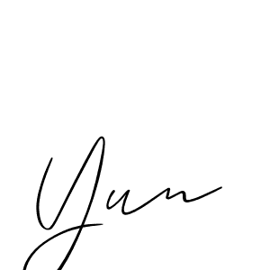 Here are the top 10 professional signature styles for the name Yun. These are the best autograph styles you can use for your name. Yun signature style 2 images and pictures png