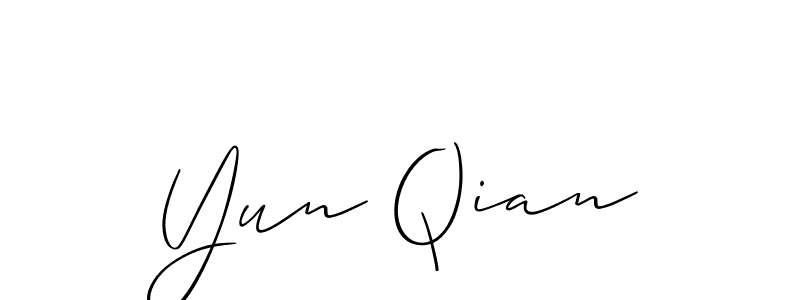 Make a beautiful signature design for name Yun Qian. Use this online signature maker to create a handwritten signature for free. Yun Qian signature style 2 images and pictures png
