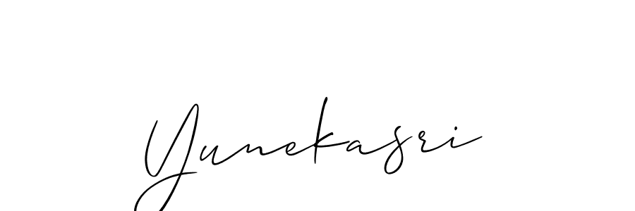 Make a beautiful signature design for name Yunekasri. Use this online signature maker to create a handwritten signature for free. Yunekasri signature style 2 images and pictures png