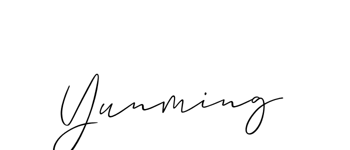 This is the best signature style for the Yunming name. Also you like these signature font (Allison_Script). Mix name signature. Yunming signature style 2 images and pictures png