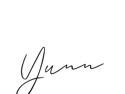 Here are the top 10 professional signature styles for the name Yunn. These are the best autograph styles you can use for your name. Yunn signature style 2 images and pictures png