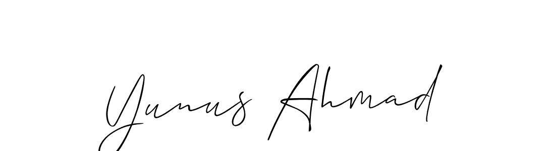 Similarly Allison_Script is the best handwritten signature design. Signature creator online .You can use it as an online autograph creator for name Yunus Ahmad. Yunus Ahmad signature style 2 images and pictures png