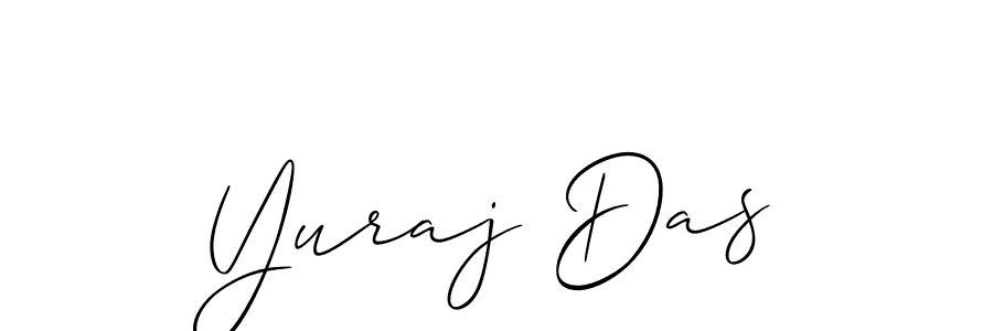 You should practise on your own different ways (Allison_Script) to write your name (Yuraj Das) in signature. don't let someone else do it for you. Yuraj Das signature style 2 images and pictures png