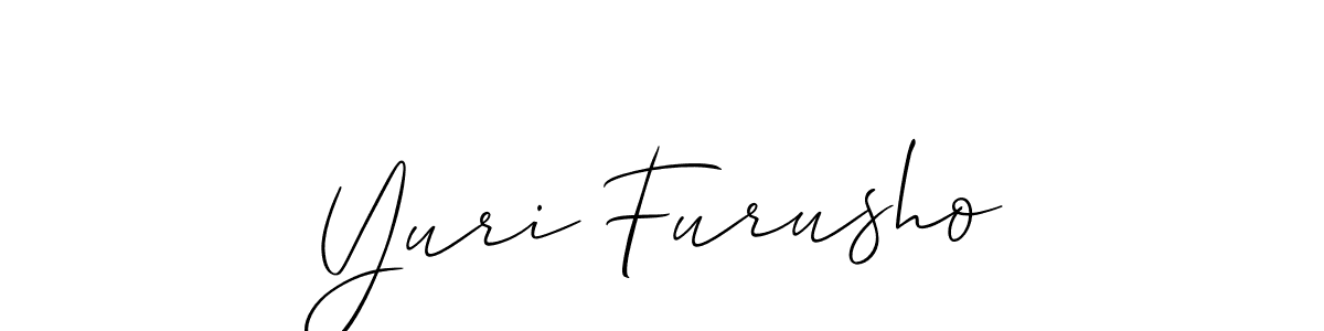 Yuri Furusho stylish signature style. Best Handwritten Sign (Allison_Script) for my name. Handwritten Signature Collection Ideas for my name Yuri Furusho. Yuri Furusho signature style 2 images and pictures png