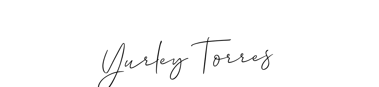 Once you've used our free online signature maker to create your best signature Allison_Script style, it's time to enjoy all of the benefits that Yurley Torres name signing documents. Yurley Torres signature style 2 images and pictures png