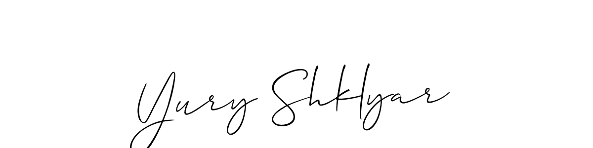 Similarly Allison_Script is the best handwritten signature design. Signature creator online .You can use it as an online autograph creator for name Yury Shklyar. Yury Shklyar signature style 2 images and pictures png