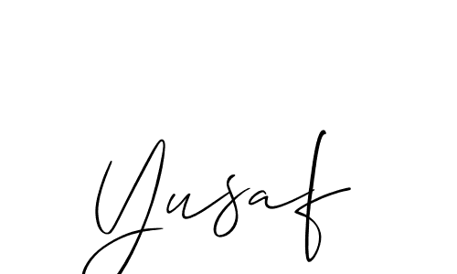 Make a short Yusaf signature style. Manage your documents anywhere anytime using Allison_Script. Create and add eSignatures, submit forms, share and send files easily. Yusaf signature style 2 images and pictures png