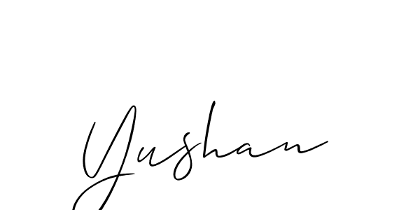 Make a short Yushan signature style. Manage your documents anywhere anytime using Allison_Script. Create and add eSignatures, submit forms, share and send files easily. Yushan signature style 2 images and pictures png