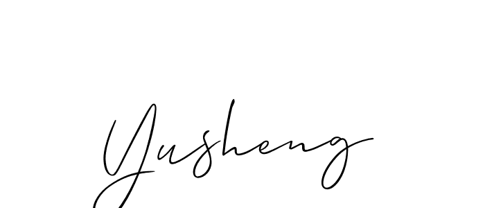 This is the best signature style for the Yusheng name. Also you like these signature font (Allison_Script). Mix name signature. Yusheng signature style 2 images and pictures png