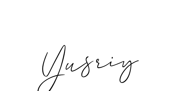 Best and Professional Signature Style for Yusriy. Allison_Script Best Signature Style Collection. Yusriy signature style 2 images and pictures png