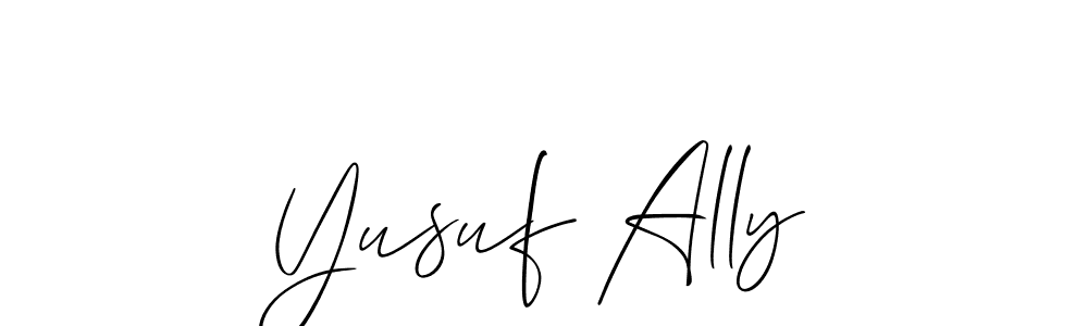 Check out images of Autograph of Yusuf Ally name. Actor Yusuf Ally Signature Style. Allison_Script is a professional sign style online. Yusuf Ally signature style 2 images and pictures png
