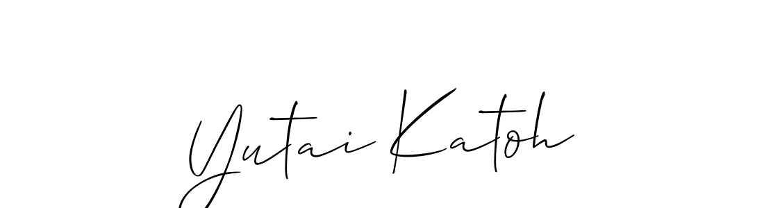 Once you've used our free online signature maker to create your best signature Allison_Script style, it's time to enjoy all of the benefits that Yutai Katoh name signing documents. Yutai Katoh signature style 2 images and pictures png
