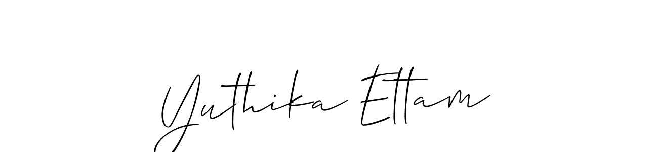 See photos of Yuthika Ettam official signature by Spectra . Check more albums & portfolios. Read reviews & check more about Allison_Script font. Yuthika Ettam signature style 2 images and pictures png