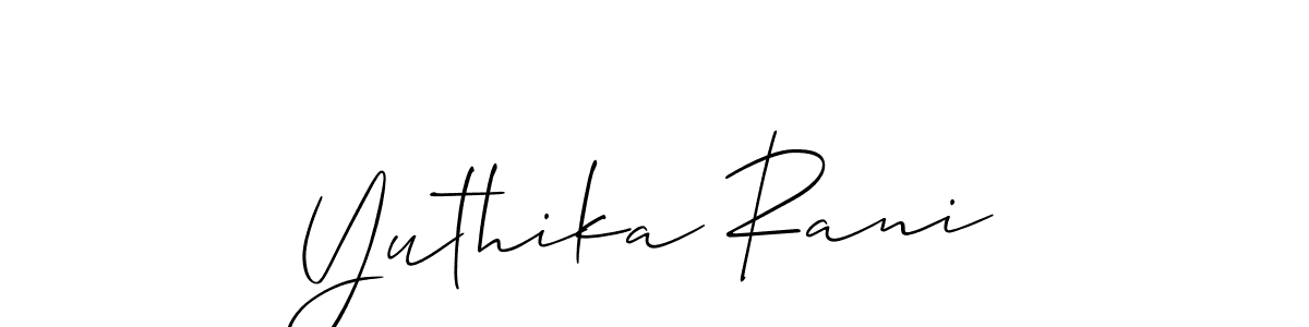 This is the best signature style for the Yuthika Rani name. Also you like these signature font (Allison_Script). Mix name signature. Yuthika Rani signature style 2 images and pictures png