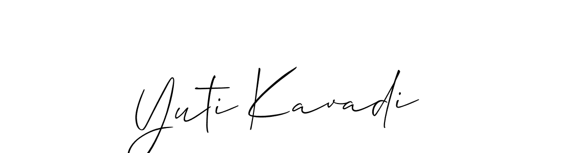 Check out images of Autograph of Yuti Kavadi name. Actor Yuti Kavadi Signature Style. Allison_Script is a professional sign style online. Yuti Kavadi signature style 2 images and pictures png