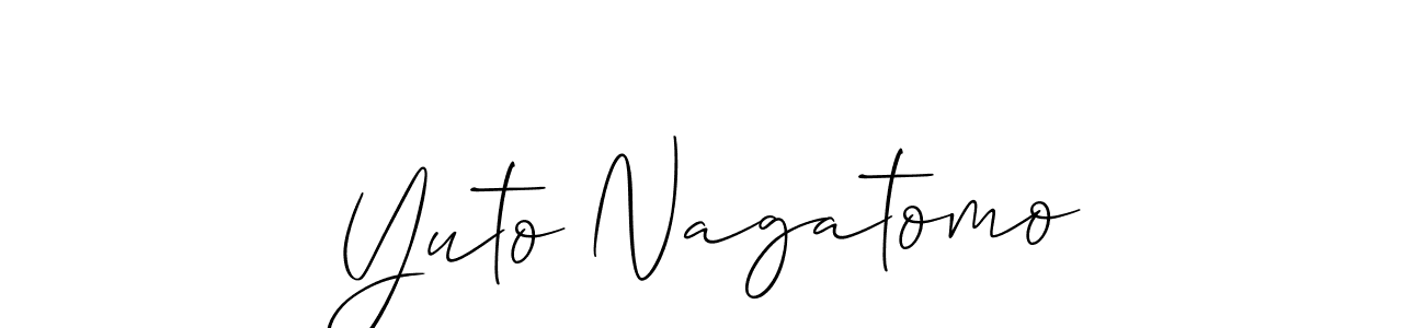 You should practise on your own different ways (Allison_Script) to write your name (Yuto Nagatomo) in signature. don't let someone else do it for you. Yuto Nagatomo signature style 2 images and pictures png