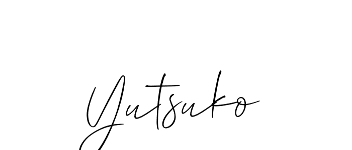 This is the best signature style for the Yutsuko name. Also you like these signature font (Allison_Script). Mix name signature. Yutsuko signature style 2 images and pictures png