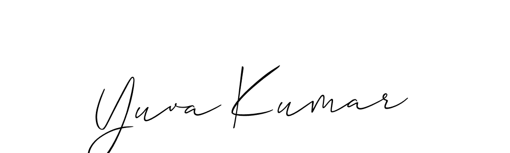 You can use this online signature creator to create a handwritten signature for the name Yuva Kumar. This is the best online autograph maker. Yuva Kumar signature style 2 images and pictures png