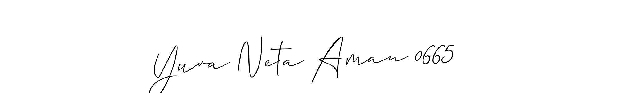 Once you've used our free online signature maker to create your best signature Allison_Script style, it's time to enjoy all of the benefits that Yuva Neta Aman 0665  name signing documents. Yuva Neta Aman 0665  signature style 2 images and pictures png