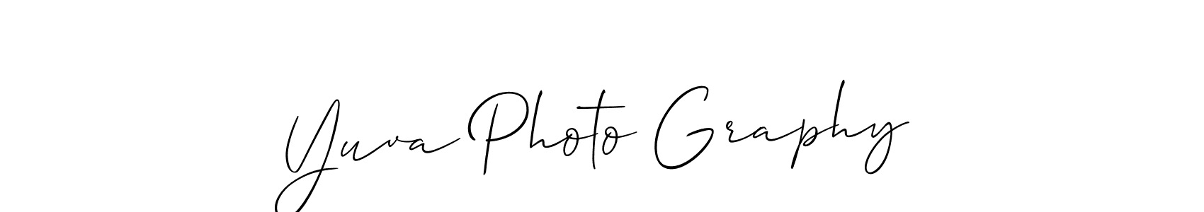 This is the best signature style for the Yuva Photo Graphy name. Also you like these signature font (Allison_Script). Mix name signature. Yuva Photo Graphy signature style 2 images and pictures png