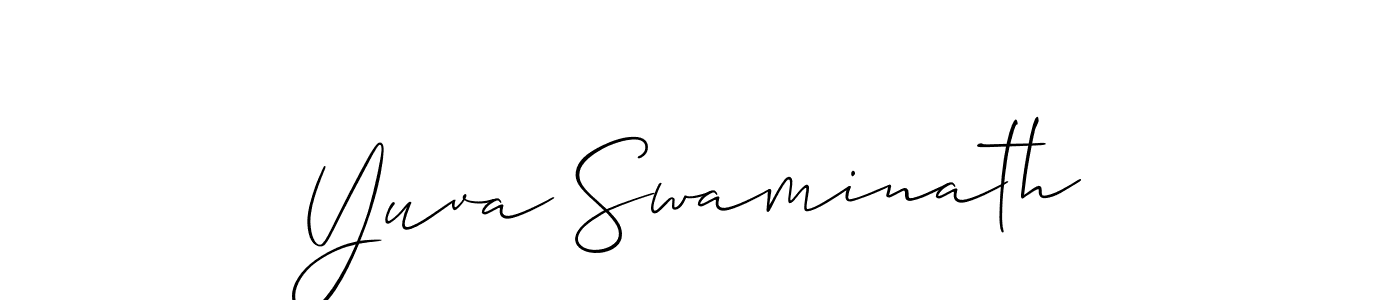 Check out images of Autograph of Yuva Swaminath name. Actor Yuva Swaminath Signature Style. Allison_Script is a professional sign style online. Yuva Swaminath signature style 2 images and pictures png