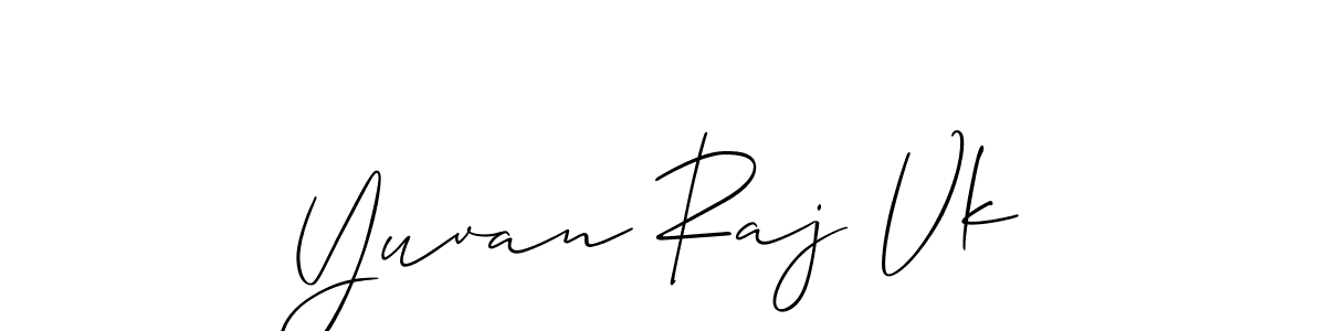 Best and Professional Signature Style for Yuvan Raj Vk. Allison_Script Best Signature Style Collection. Yuvan Raj Vk signature style 2 images and pictures png