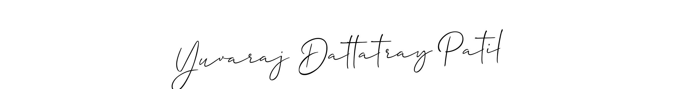 Also we have Yuvaraj Dattatray Patil name is the best signature style. Create professional handwritten signature collection using Allison_Script autograph style. Yuvaraj Dattatray Patil signature style 2 images and pictures png