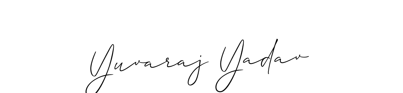 Similarly Allison_Script is the best handwritten signature design. Signature creator online .You can use it as an online autograph creator for name Yuvaraj Yadav. Yuvaraj Yadav signature style 2 images and pictures png