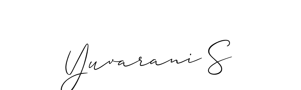 You can use this online signature creator to create a handwritten signature for the name Yuvarani S. This is the best online autograph maker. Yuvarani S signature style 2 images and pictures png