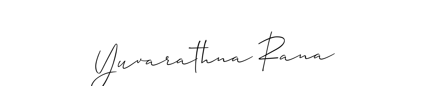 Similarly Allison_Script is the best handwritten signature design. Signature creator online .You can use it as an online autograph creator for name Yuvarathna Rana. Yuvarathna Rana signature style 2 images and pictures png