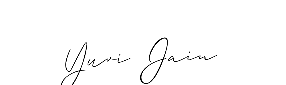 Once you've used our free online signature maker to create your best signature Allison_Script style, it's time to enjoy all of the benefits that Yuvi  Jain name signing documents. Yuvi  Jain signature style 2 images and pictures png