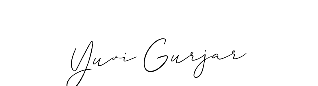 Best and Professional Signature Style for Yuvi Gurjar. Allison_Script Best Signature Style Collection. Yuvi Gurjar signature style 2 images and pictures png