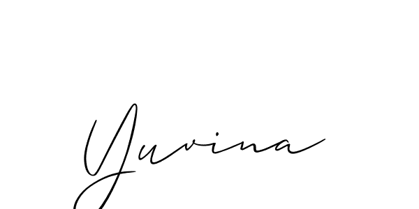 Make a short Yuvina signature style. Manage your documents anywhere anytime using Allison_Script. Create and add eSignatures, submit forms, share and send files easily. Yuvina signature style 2 images and pictures png