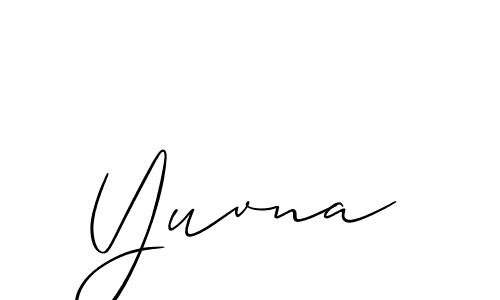 It looks lik you need a new signature style for name Yuvna. Design unique handwritten (Allison_Script) signature with our free signature maker in just a few clicks. Yuvna signature style 2 images and pictures png