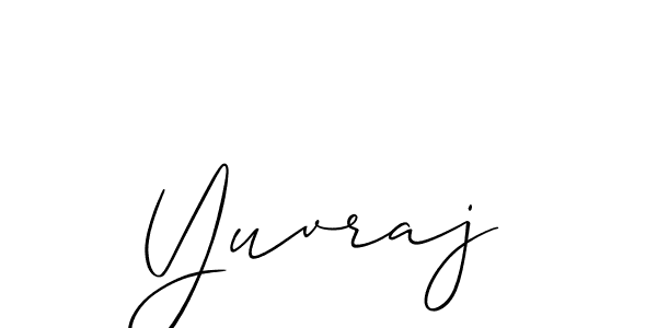 It looks lik you need a new signature style for name Yuvraj. Design unique handwritten (Allison_Script) signature with our free signature maker in just a few clicks. Yuvraj signature style 2 images and pictures png