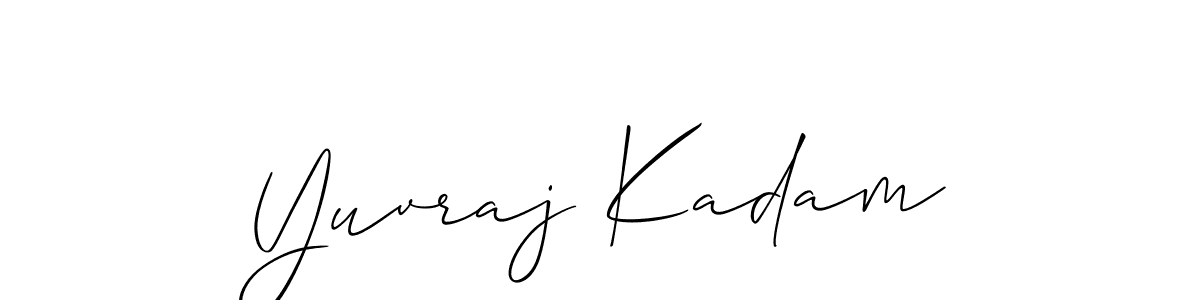 Best and Professional Signature Style for Yuvraj Kadam. Allison_Script Best Signature Style Collection. Yuvraj Kadam signature style 2 images and pictures png