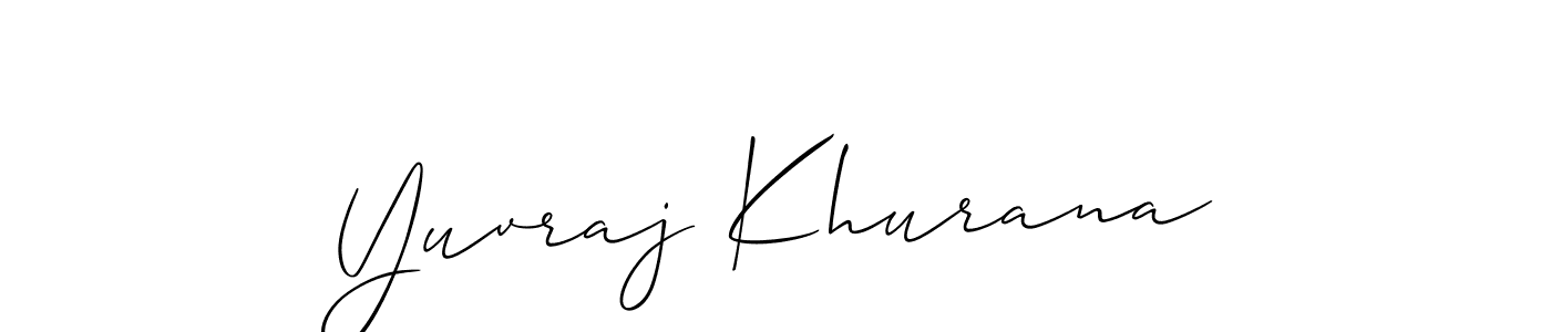 Yuvraj Khurana stylish signature style. Best Handwritten Sign (Allison_Script) for my name. Handwritten Signature Collection Ideas for my name Yuvraj Khurana. Yuvraj Khurana signature style 2 images and pictures png