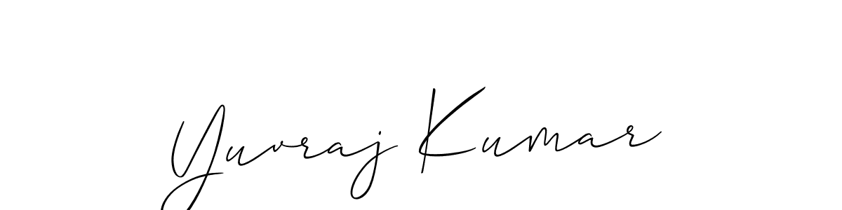 You should practise on your own different ways (Allison_Script) to write your name (Yuvraj Kumar) in signature. don't let someone else do it for you. Yuvraj Kumar signature style 2 images and pictures png