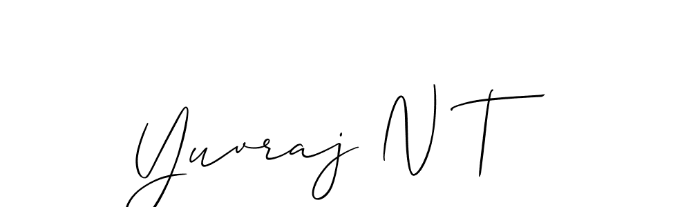 See photos of Yuvraj N T official signature by Spectra . Check more albums & portfolios. Read reviews & check more about Allison_Script font. Yuvraj N T signature style 2 images and pictures png