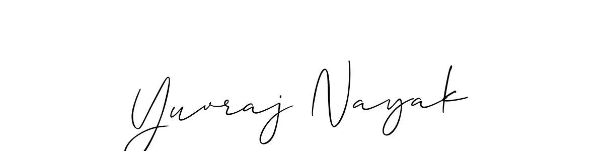 How to Draw Yuvraj Nayak signature style? Allison_Script is a latest design signature styles for name Yuvraj Nayak. Yuvraj Nayak signature style 2 images and pictures png