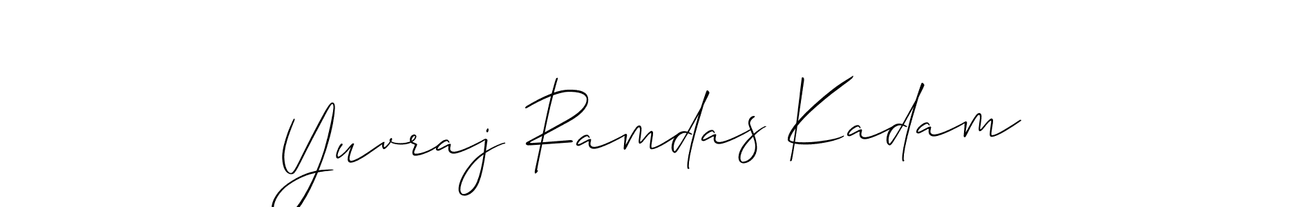 Best and Professional Signature Style for Yuvraj Ramdas Kadam. Allison_Script Best Signature Style Collection. Yuvraj Ramdas Kadam signature style 2 images and pictures png