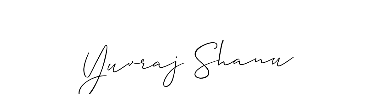 Also You can easily find your signature by using the search form. We will create Yuvraj Shanu name handwritten signature images for you free of cost using Allison_Script sign style. Yuvraj Shanu signature style 2 images and pictures png