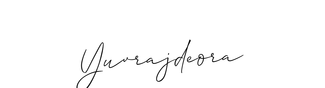 Yuvrajdeora stylish signature style. Best Handwritten Sign (Allison_Script) for my name. Handwritten Signature Collection Ideas for my name Yuvrajdeora. Yuvrajdeora signature style 2 images and pictures png