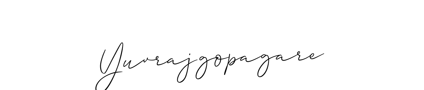 You can use this online signature creator to create a handwritten signature for the name Yuvrajgopagare. This is the best online autograph maker. Yuvrajgopagare signature style 2 images and pictures png