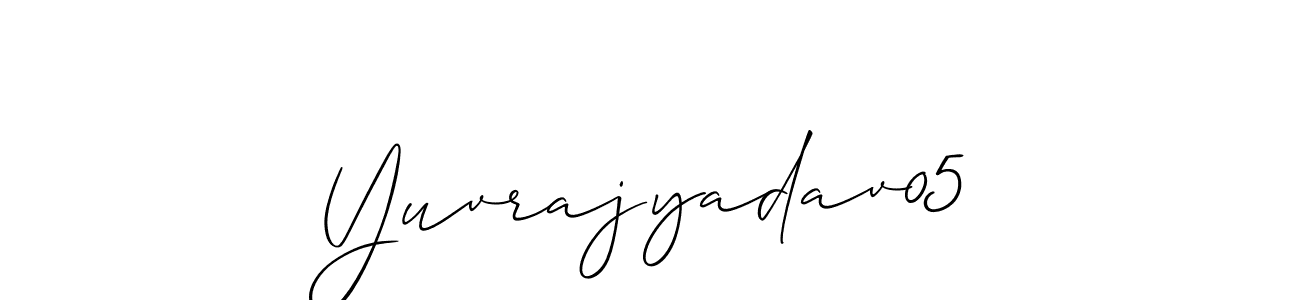 How to Draw Yuvrajyadav05 signature style? Allison_Script is a latest design signature styles for name Yuvrajyadav05. Yuvrajyadav05 signature style 2 images and pictures png