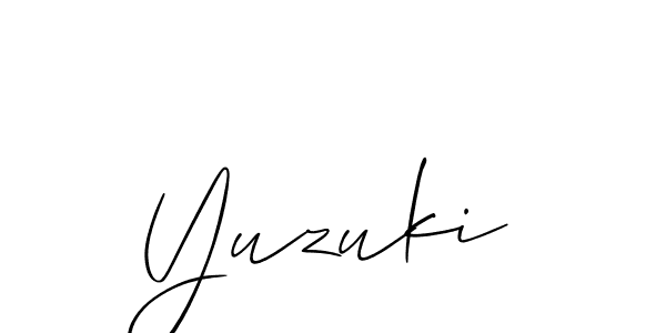 The best way (Allison_Script) to make a short signature is to pick only two or three words in your name. The name Yuzuki include a total of six letters. For converting this name. Yuzuki signature style 2 images and pictures png