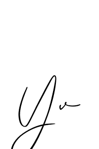 Best and Professional Signature Style for Yv. Allison_Script Best Signature Style Collection. Yv signature style 2 images and pictures png