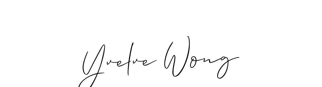 Also You can easily find your signature by using the search form. We will create Yvelve Wong name handwritten signature images for you free of cost using Allison_Script sign style. Yvelve Wong signature style 2 images and pictures png