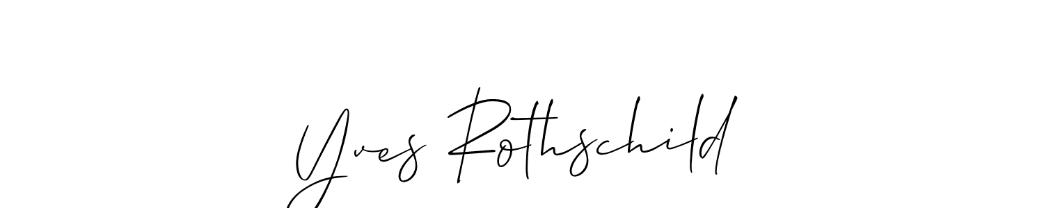 if you are searching for the best signature style for your name Yves Rothschild. so please give up your signature search. here we have designed multiple signature styles  using Allison_Script. Yves Rothschild signature style 2 images and pictures png